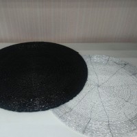 Салфетка круглая бисер